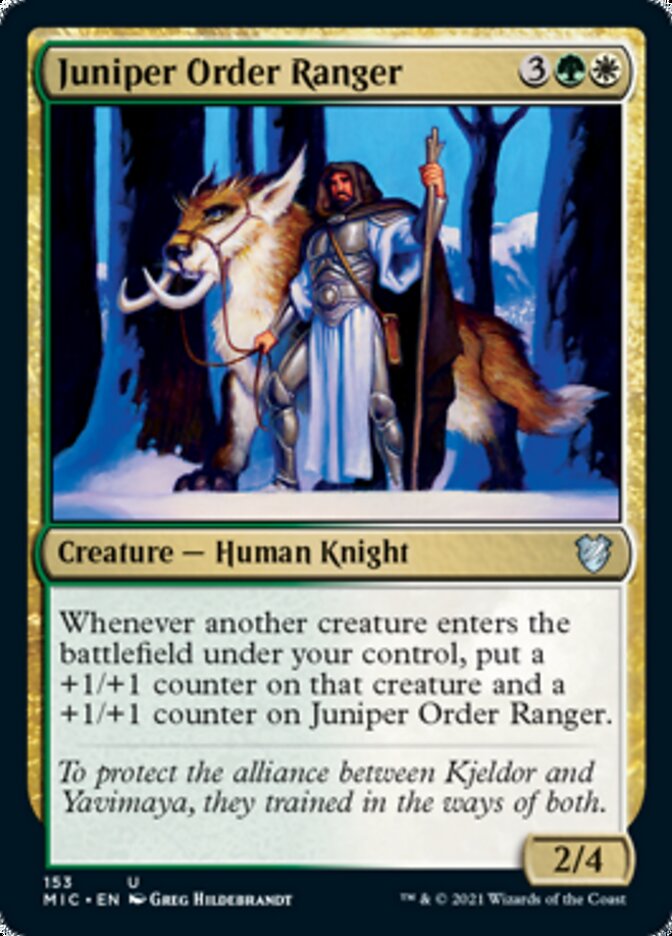 Juniper Order Ranger [Innistrad: Midnight Hunt Commander] | PLUS EV GAMES 