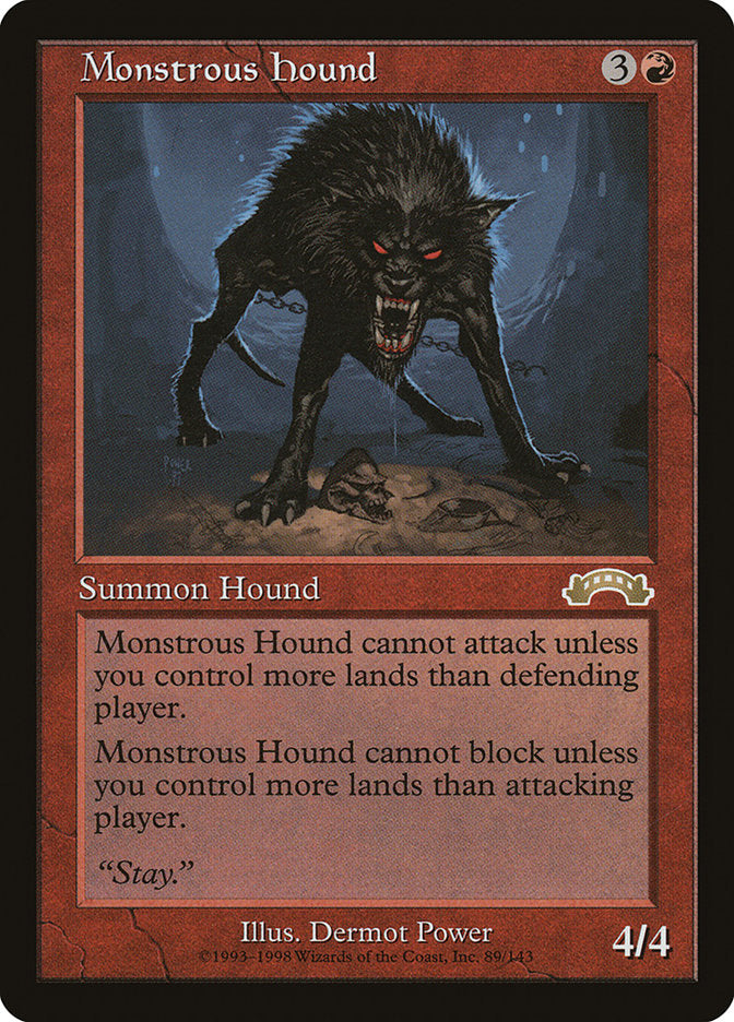 Monstrous Hound [Exodus] | PLUS EV GAMES 