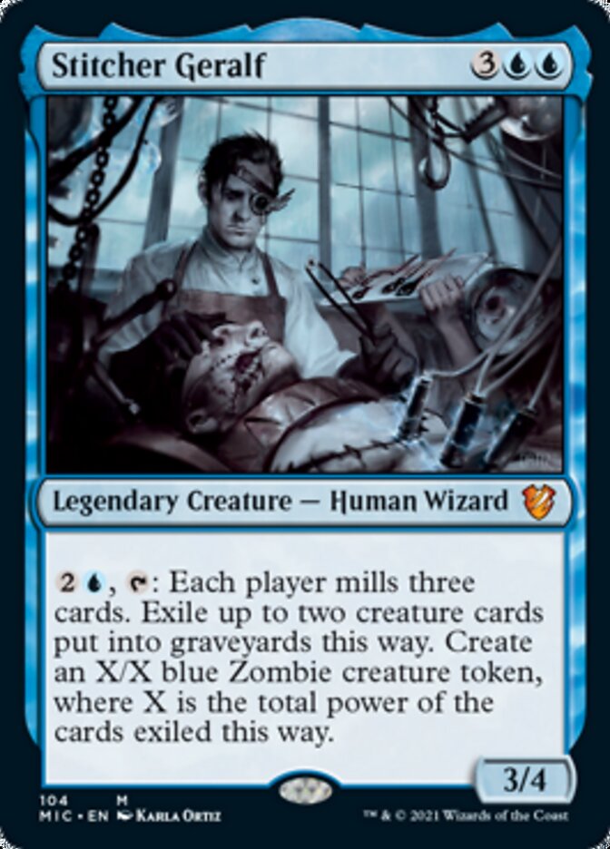 Stitcher Geralf [Innistrad: Midnight Hunt Commander] | PLUS EV GAMES 