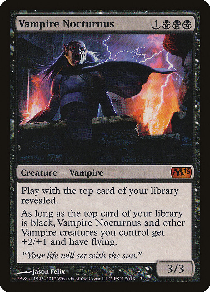 Vampire Nocturnus (Duels of the Planeswalkers Promos) [Duels of the Planeswalkers Promos 2012] | PLUS EV GAMES 