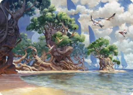 Yavimaya Coast Art Card [Dominaria United Art Series] | PLUS EV GAMES 