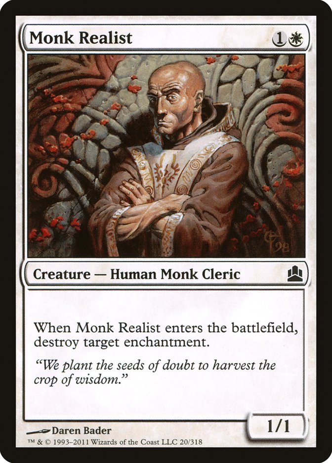 Monk Realist [Commander 2011] | PLUS EV GAMES 