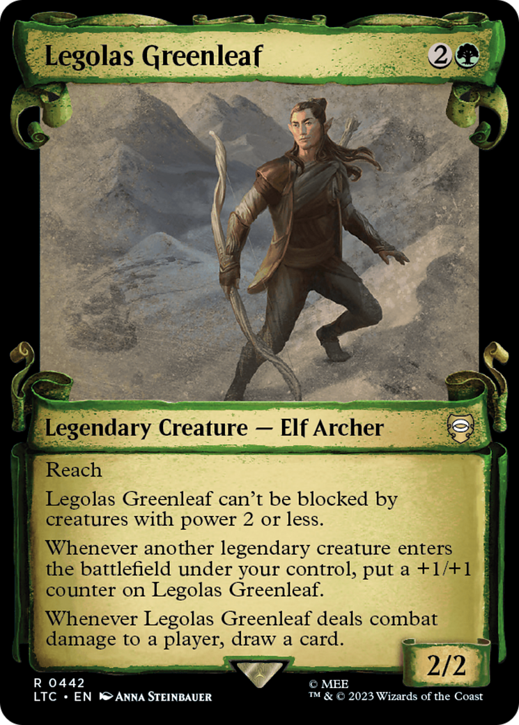 Legolas Greenleaf [The Lord of the Rings: Tales of Middle-Earth Commander Showcase Scrolls] | PLUS EV GAMES 