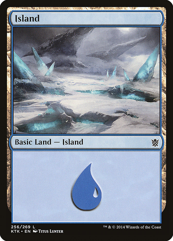 Island (256) [Khans of Tarkir] | PLUS EV GAMES 