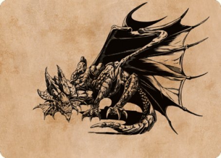 Ancient Copper Dragon Art Card (52) [Commander Legends: Battle for Baldur's Gate Art Series] | PLUS EV GAMES 
