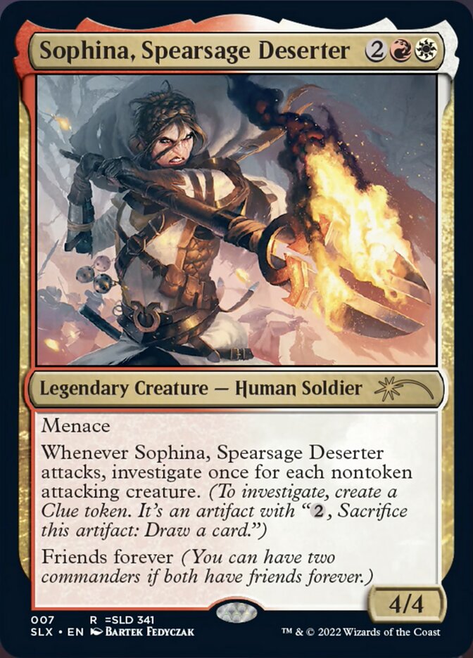 Sophina, Spearsage Deserter [Secret Lair: Universes Within] | PLUS EV GAMES 