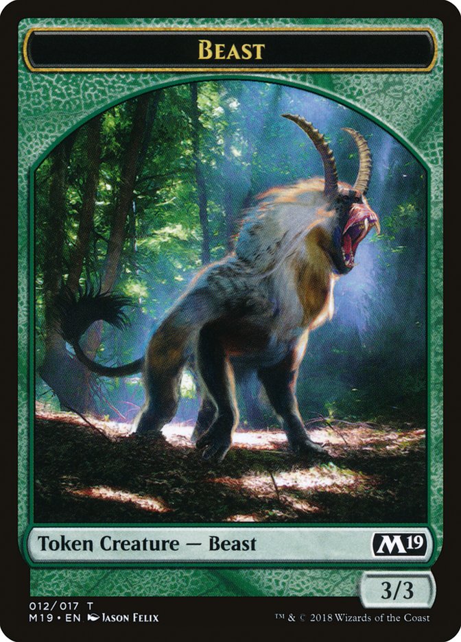 Beast [Core Set 2019 Tokens] | PLUS EV GAMES 