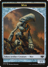 Myr // Pentavite Double-sided Token [Commander 2014 Tokens]