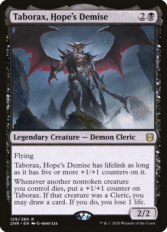 Taborax, Hope's Demise (Promo Pack) [Zendikar Rising Promos] | PLUS EV GAMES 