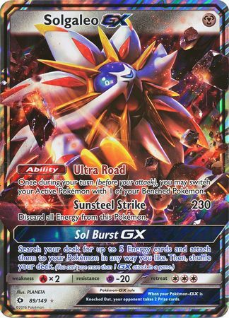 Solgaleo GX (89/149) (Jumbo Card) [Sun & Moon: Base Set] | PLUS EV GAMES 