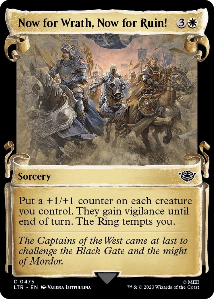 Now for Wrath, Now for Ruin! [The Lord of the Rings: Tales of Middle-Earth Showcase Scrolls] | PLUS EV GAMES 