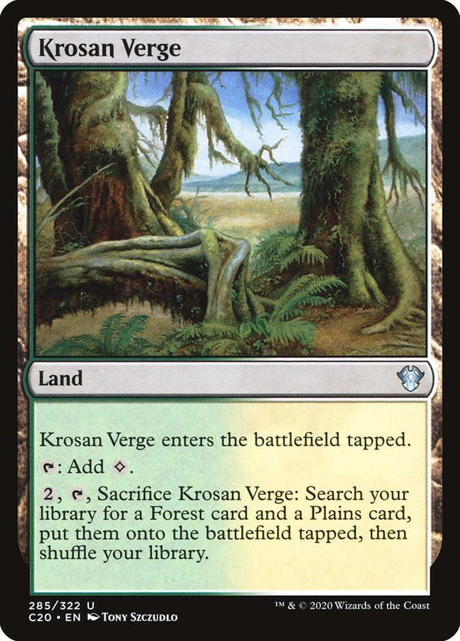 Krosan Verge [Commander 2020] | PLUS EV GAMES 