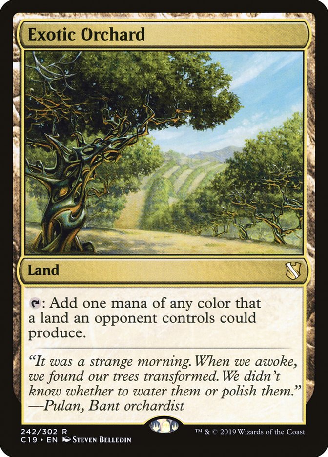 Exotic Orchard [Commander 2019] | PLUS EV GAMES 