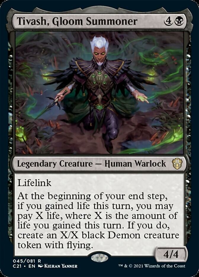 Tivash, Gloom Summoner [Commander 2021] | PLUS EV GAMES 
