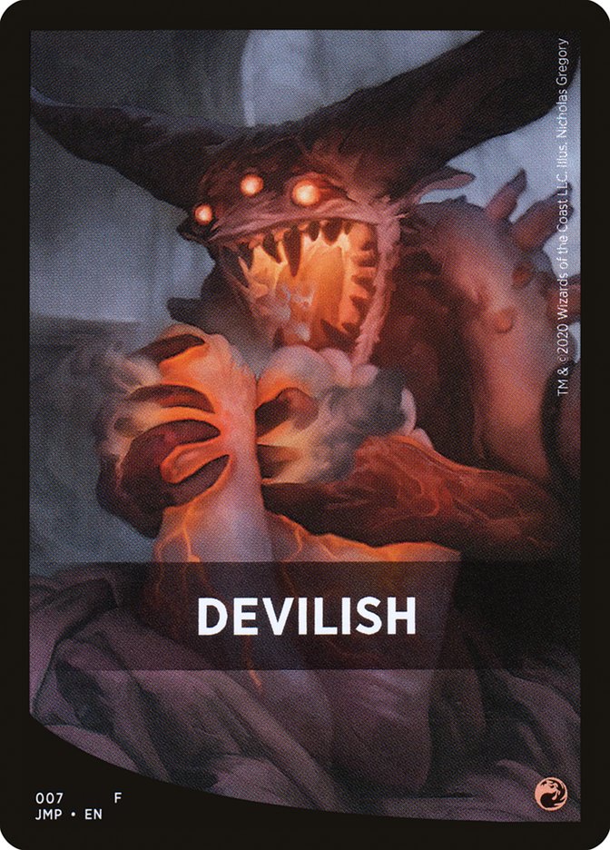 Devilish Theme Card [Jumpstart Front Cards] | PLUS EV GAMES 