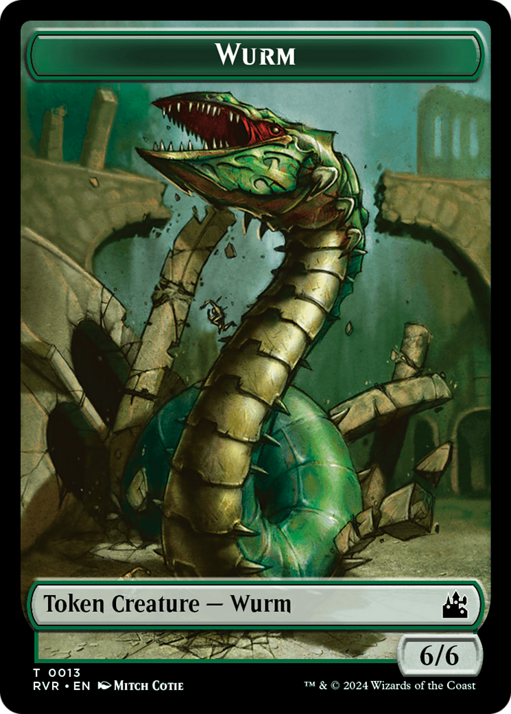 Goblin (0008) // Wurm Double-Sided Token [Ravnica Remastered Tokens] | PLUS EV GAMES 