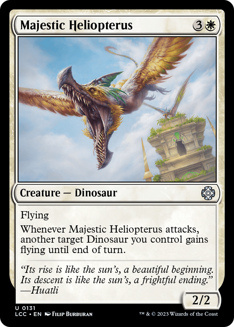 Majestic Heliopterus [The Lost Caverns of Ixalan Commander] | PLUS EV GAMES 