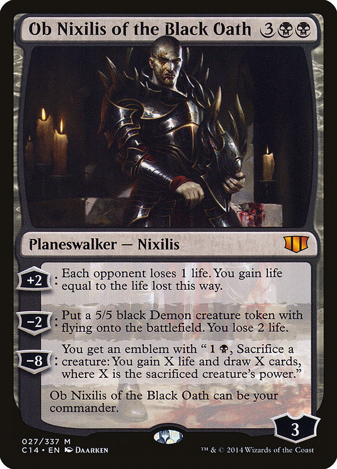 Ob Nixilis of the Black Oath [Commander 2014] | PLUS EV GAMES 