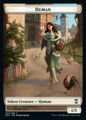 Eldrazi Spawn // Human Double-sided Token [Streets of New Capenna Commander Tokens] | PLUS EV GAMES 