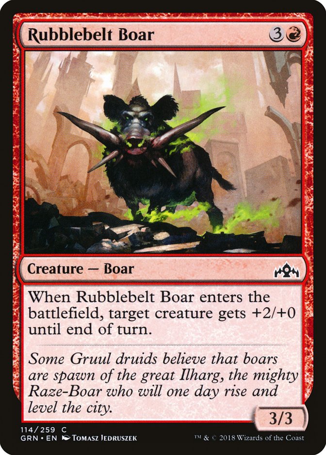 Rubblebelt Boar [Guilds of Ravnica] | PLUS EV GAMES 