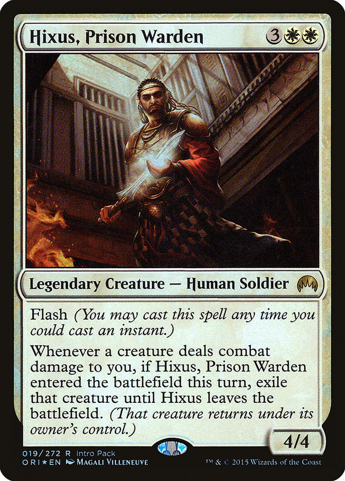 Hixus, Prison Warden [Magic Origins Promos] | PLUS EV GAMES 