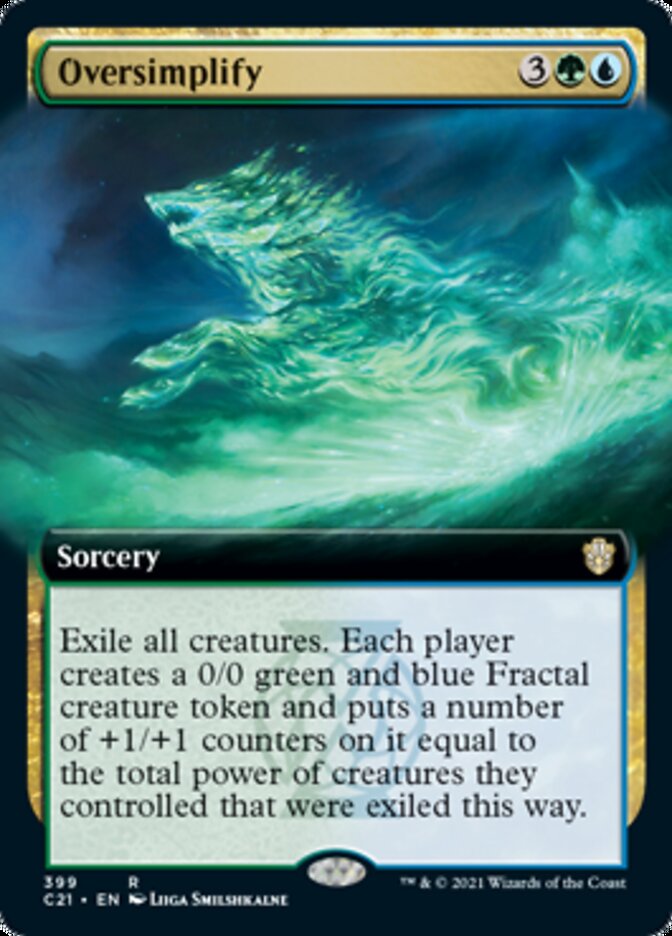Oversimplify (Extended) [Commander 2021] | PLUS EV GAMES 