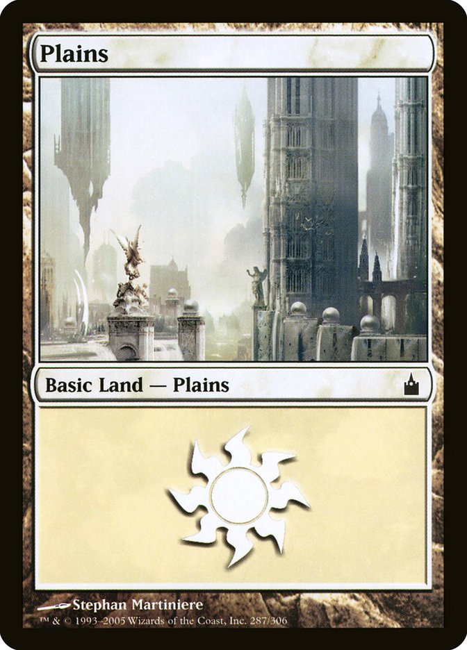 Plains (287) [Ravnica: City of Guilds] | PLUS EV GAMES 