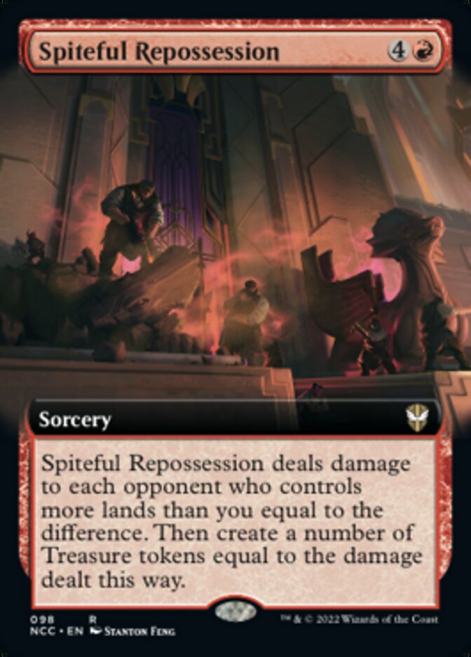 Spiteful Repossession (Extended Art) [Streets of New Capenna Commander] | PLUS EV GAMES 