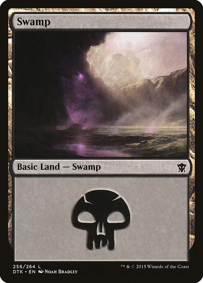 Swamp (256) [Dragons of Tarkir] | PLUS EV GAMES 