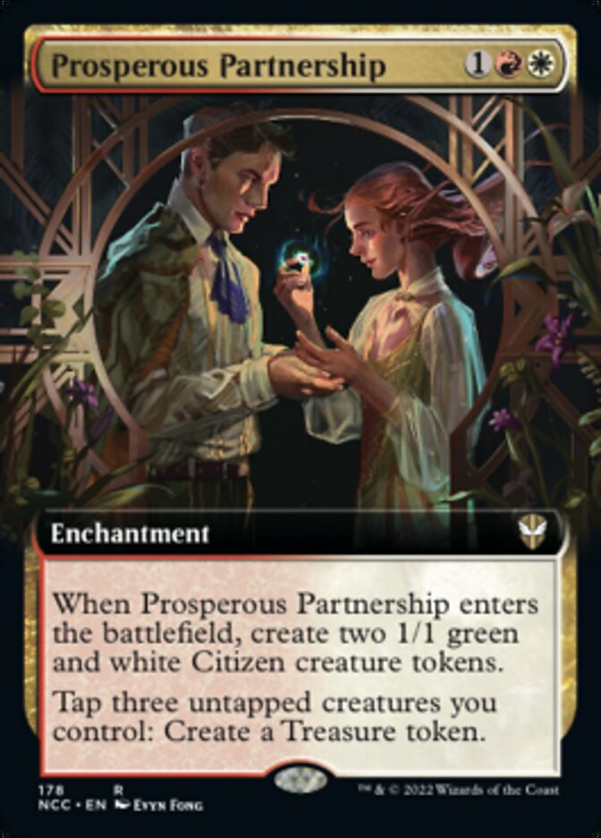 Prosperous Partnership (Extended Art) [Streets of New Capenna Commander] | PLUS EV GAMES 