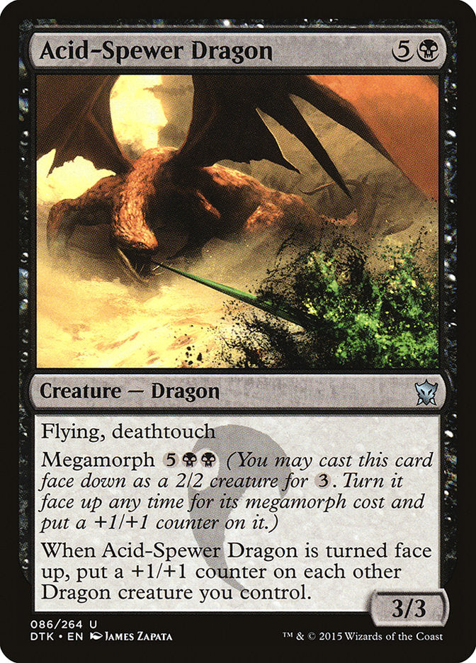 Acid-Spewer Dragon [Dragons of Tarkir] | PLUS EV GAMES 