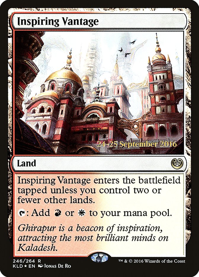 Inspiring Vantage  [Kaladesh Prerelease Promos] | PLUS EV GAMES 