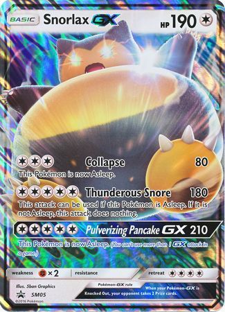 Snorlax GX (SM05) (Jumbo Card) [Sun & Moon: Black Star Promos] | PLUS EV GAMES 