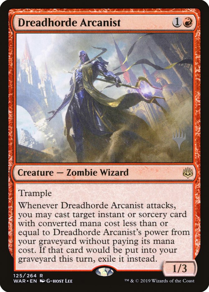 Dreadhorde Arcanist (Promo Pack) [War of the Spark Promos] | PLUS EV GAMES 