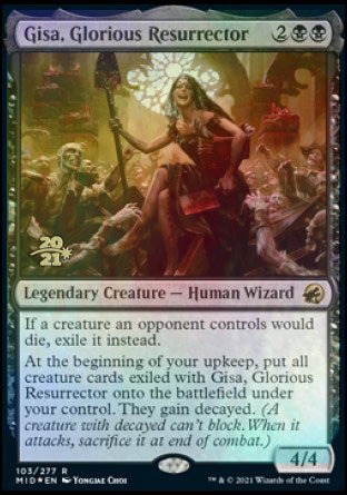 Gisa, Glorious Resurrector [Innistrad: Midnight Hunt Prerelease Promos] | PLUS EV GAMES 