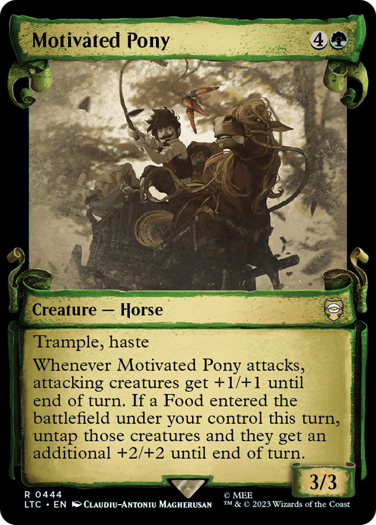 Motivated Pony [The Lord of the Rings: Tales of Middle-Earth Commander Showcase Scrolls] | PLUS EV GAMES 