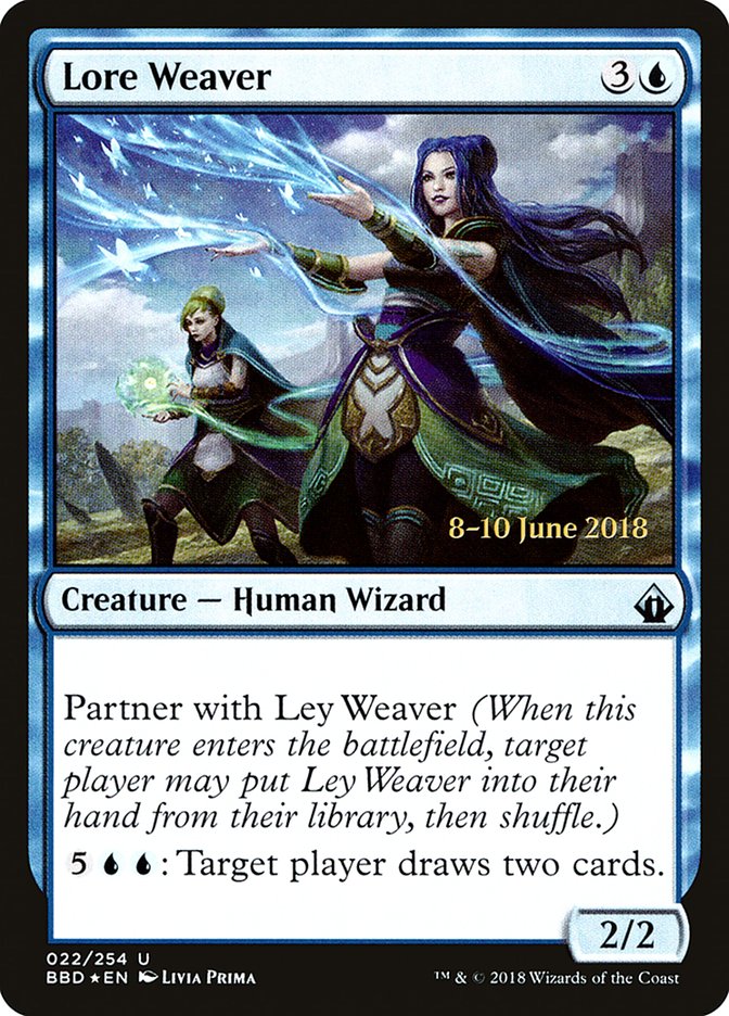 Lore Weaver  [Battlebond Prerelease Promos] | PLUS EV GAMES 