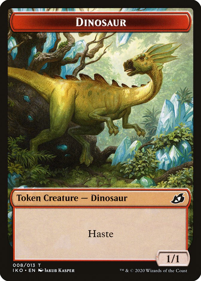 Dinosaur [Ikoria: Lair of Behemoths Tokens] | PLUS EV GAMES 