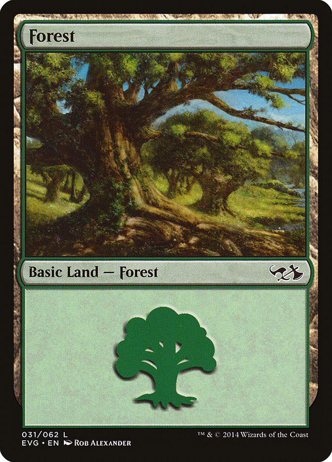 Forest (31) (Elves vs. Goblins) [Duel Decks Anthology] | PLUS EV GAMES 