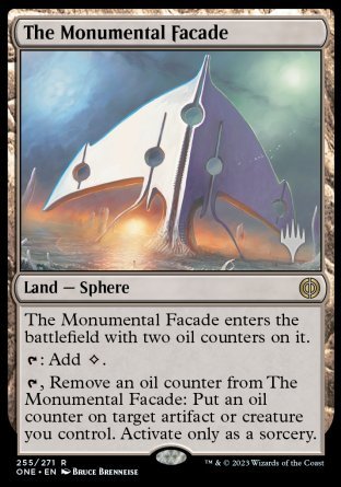 The Monumental Facade (Promo Pack) [Phyrexia: All Will Be One Promos] | PLUS EV GAMES 