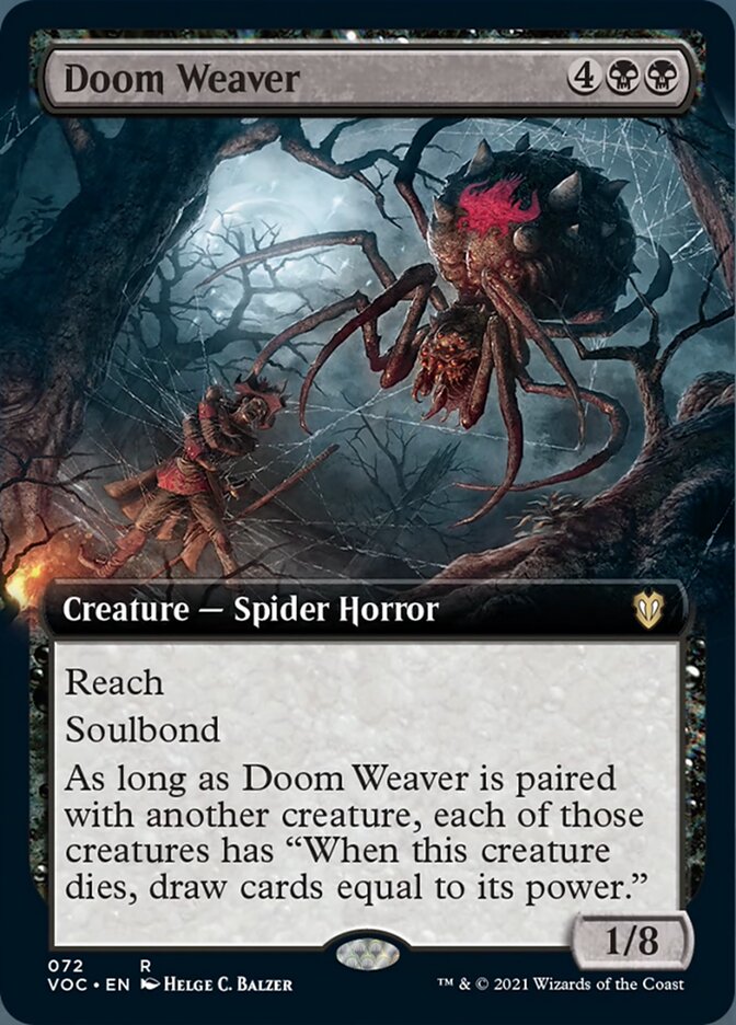 Doom Weaver (Extended) [Innistrad: Crimson Vow Commander] | PLUS EV GAMES 