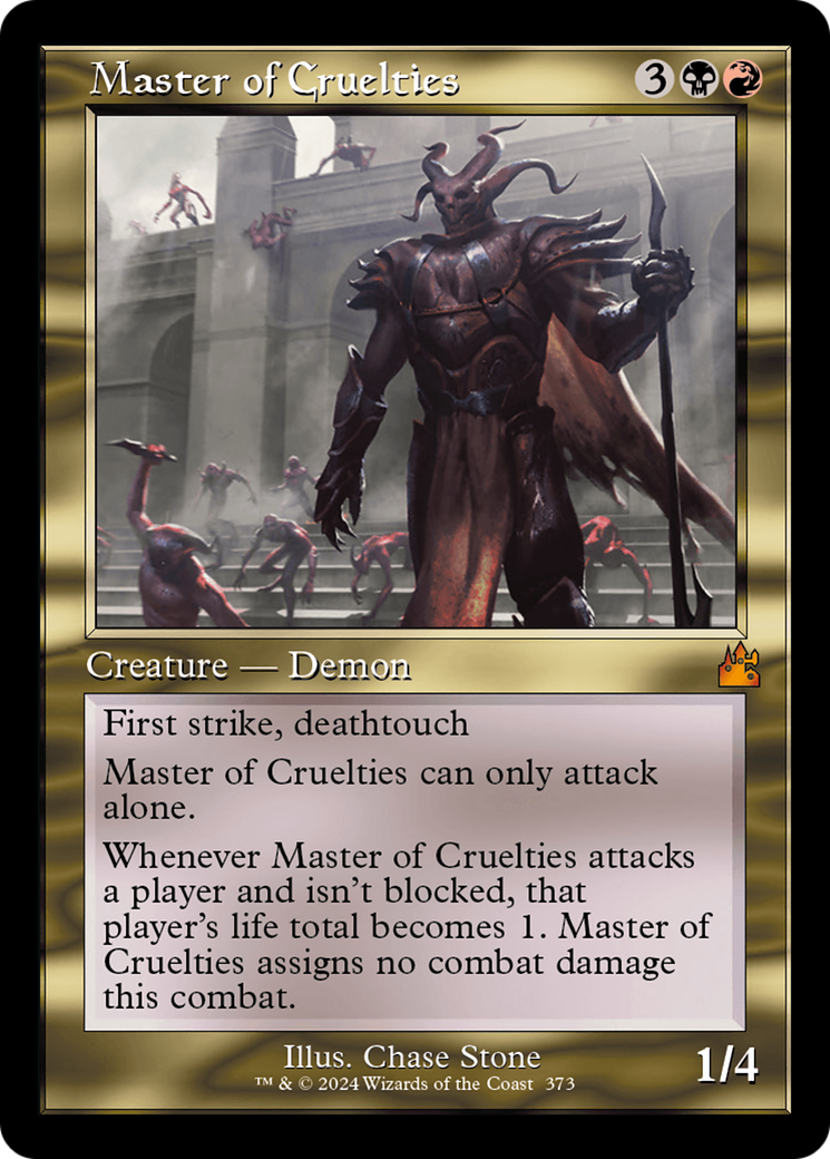 Master of Cruelties (Retro Frame) [Ravnica Remastered] | PLUS EV GAMES 