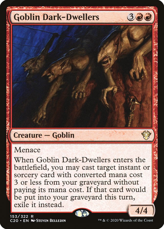 Goblin Dark-Dwellers [Commander 2020] | PLUS EV GAMES 