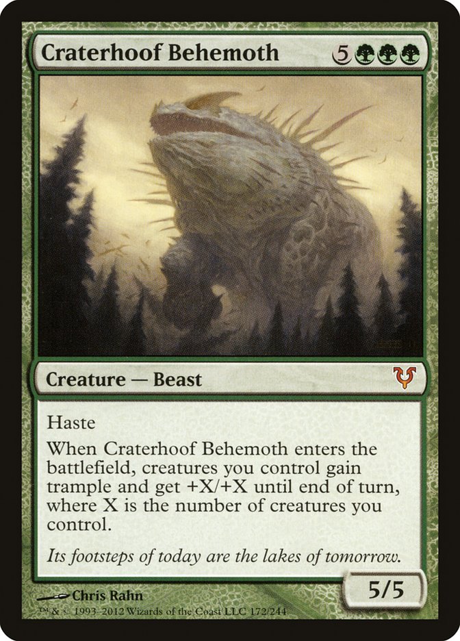 Craterhoof Behemoth [Avacyn Restored] | PLUS EV GAMES 