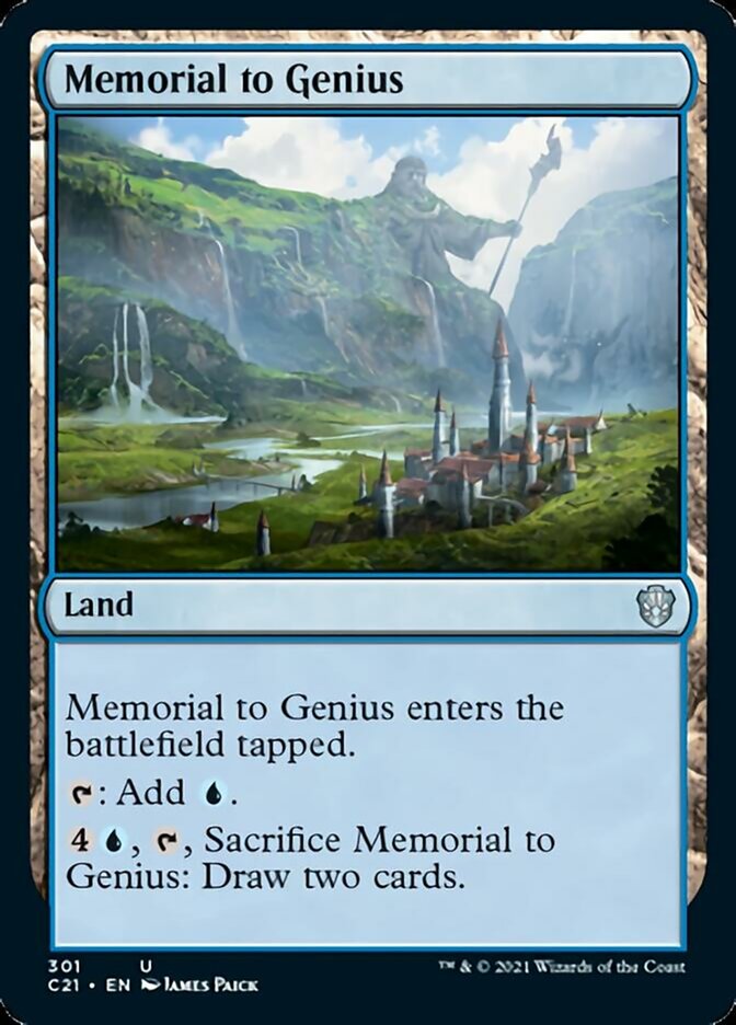 Memorial to Genius [Commander 2021] | PLUS EV GAMES 