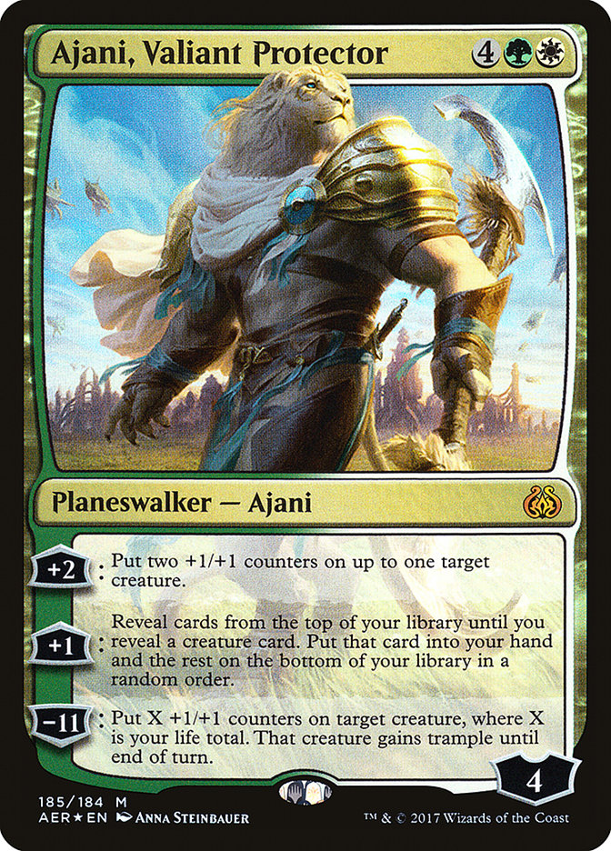 Ajani, Valiant Protector [Aether Revolt] | PLUS EV GAMES 