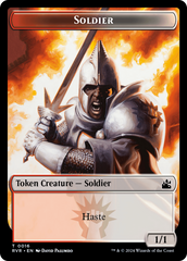 Goblin (0008) // Soldier Double-Sided Token [Ravnica Remastered Tokens] | PLUS EV GAMES 