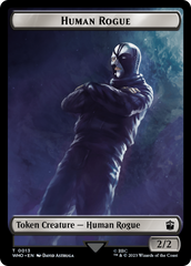 Human Rogue // Beast Double-Sided Token [Doctor Who Tokens] | PLUS EV GAMES 