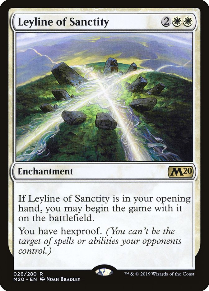 Leyline of Sanctity [Core Set 2020] | PLUS EV GAMES 