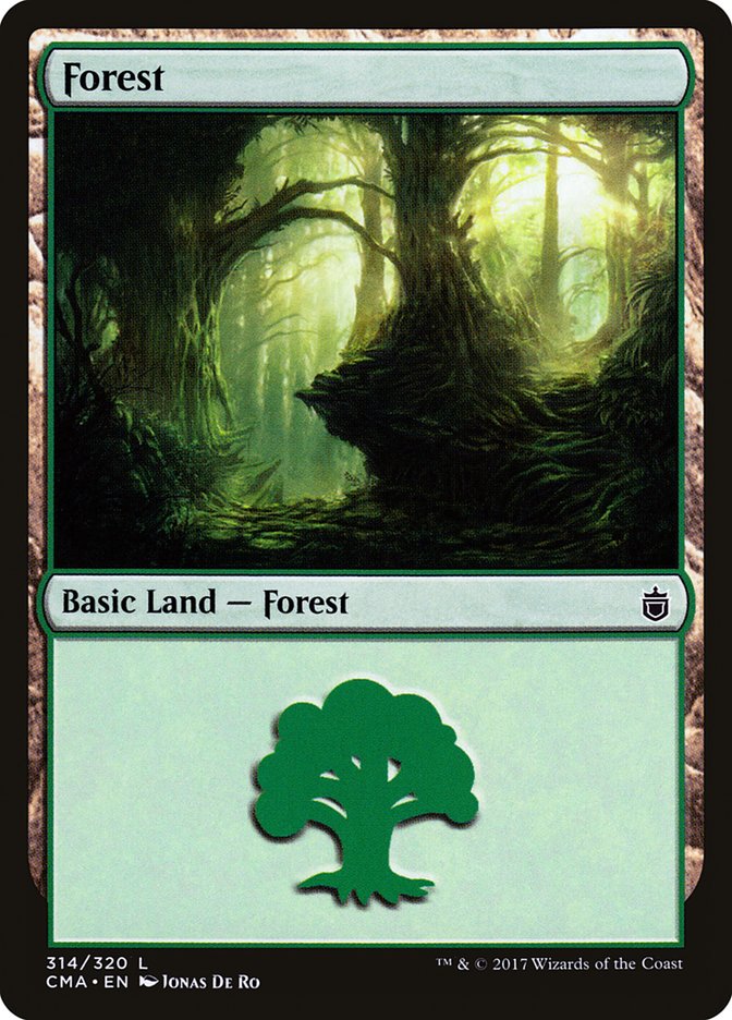 Forest (314) [Commander Anthology] | PLUS EV GAMES 